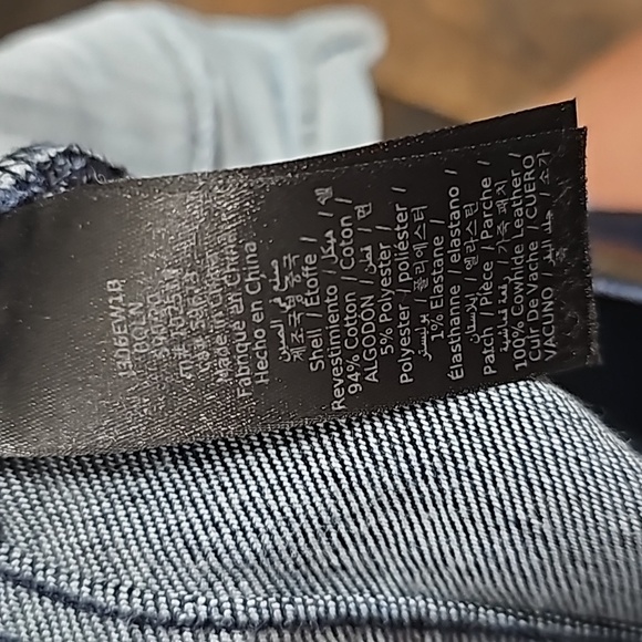 JOHN VARVATOS dark denim jeans sz 33 Bowery Slim Straight - Picture 8 of 9